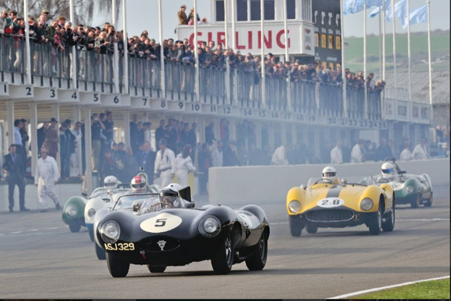 THE PROPERTY OF VALENTINE LINDSAY MILLE MIGLIA RETROSPECTIVE AND GOODWOOD REVIVAL PARTICIPANT,1956/1980s  Jaguar D-Type Sports-Racing Two-Seater  Chassis no. XKD 570 (see text) Engine no. E2078 (see text) image 6