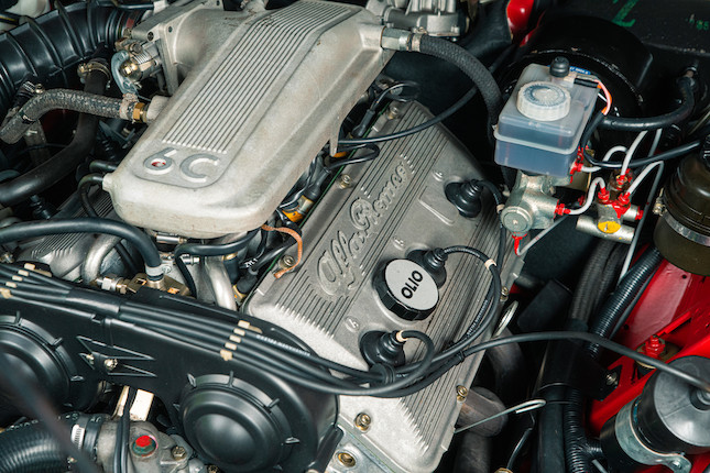 Only 1,300 kilometres from new,1991 Alfa Romeo  SZ Coupé  Chassis no. ZAR16200003000590 Engine no. AR61501000600 image 24