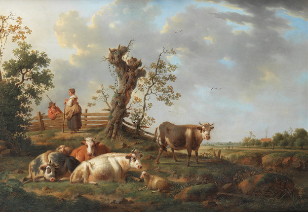 Bonhams : Henri-Joseph Antonissen (Antwerp 1737-1794) Cattle and sheep ...