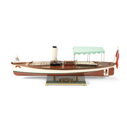 Bonhams : A RADIO-CONTROLLED SCALE MODEL OF THE STEAM LAUNCH 'BAT ...