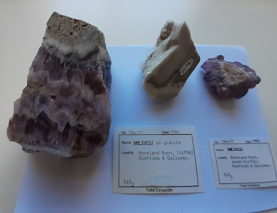 Bonhams : A collection of facetted Scottish amethyst and rock crystal ...