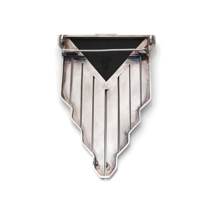 Broche En Argent Sterling Judaica, Vintage Vers 1930, Bel état - Pièce Rare