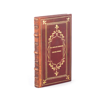 Bonhams : BEMBO (PIETRO) Gli Asolani, FIRST EDITION, FIRST ISSUE ...