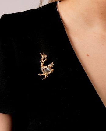 GEM-SET 'MOTHER GOOSE' BROOCH image 2