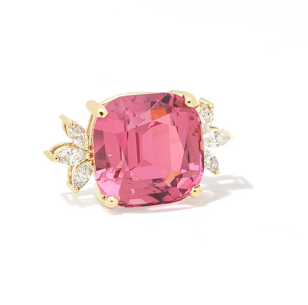 SPINEL AND DIAMOND PENDANT image 4