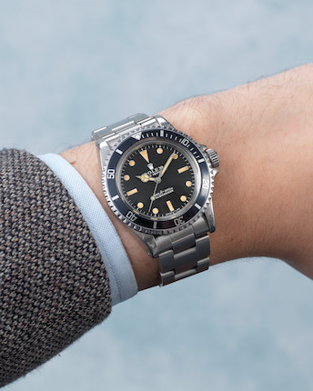 Bonhams : Rolex. A rare stainless steel automatic bracelet watch made for Comex  Comex Submariner, Ref 5513, Circa 1975