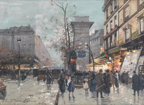 Bonhams : Eugene Galien-Laloue (French, 1854-1941) La porte Saint-Denis ...