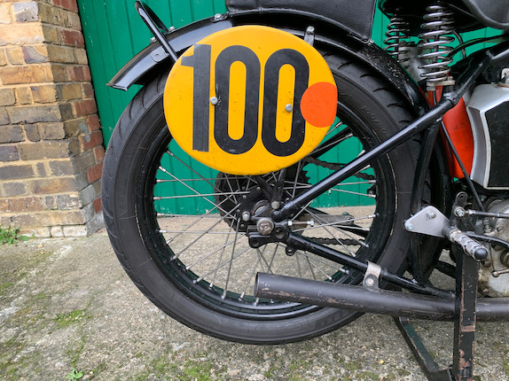 1937 Norton 490cc Model 30 International Racing Motorcycle Frame no. 30 71953 Engine no. 78494 image 12