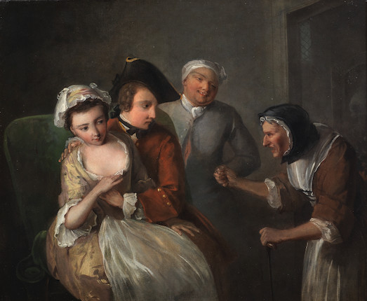 Bonhams : Philip Mercier (Berlin 1689-1760 London) The Reprimand