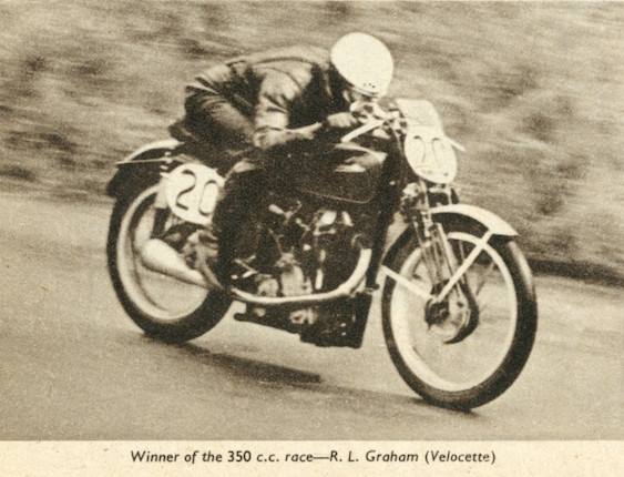 The ex-Les Graham, Swiss Grand Prix-winning, 1948 Velocette 348cc KTT MkVIII Racing Motorcycle Frame no. SF 121 Engine no. KTT 973 image 6