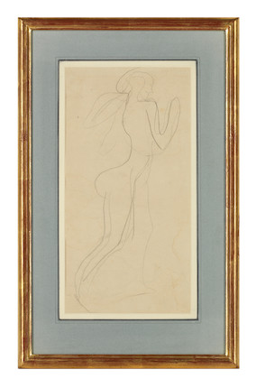 Bonhams : Leon Underwood (British, 1890-1975) Four Standing Nudes (with ...