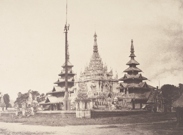 Bonhams : TRIPE (LINNAEUS) 'Prome. A Small Pagoda', Burma (Myanmar), 1855