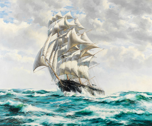 Bonhams : Barry Mason (British, born 1947) Sir Lancelot in full sail