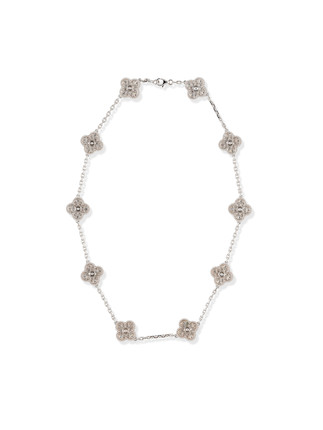 Bonhams : VAN CLEEF & ARPELS GOLD 'ALHAMBRA' NECKLACE