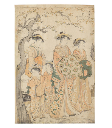 Bonhams : TORII KIYONAGA (1752-1815) AND CHOBUNSAI EISHI (1756-1829 ...