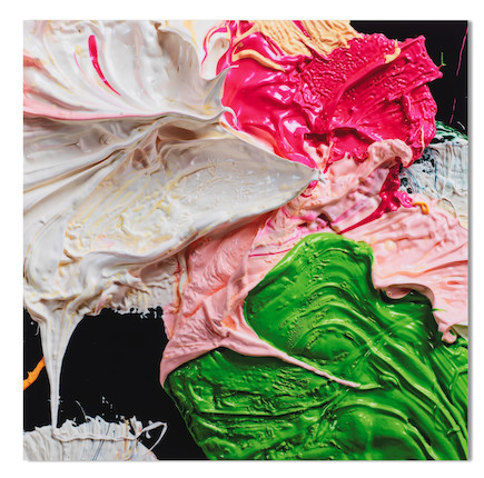 Damien Hirst (British, born 1965) Forever (Small) Diasec-mounted giclée print in colours, 2020, on aluminium panel, with the artist's printed signature on the publisher's label affixed verso and stamp-numbered 1013/2573, published by Heni Productions, London, housed in the original packaging, the full sheet printed to the edges, 390 x 390mm (15 3/8 x 15 3/8in)(SH) image 1