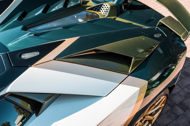 Bonhams : 2019 Lamborghini Aventador SVJ LP 770-4 Roadster 'Ad Personam'  Chassis no. ZHWEN6ZD6MLA10532