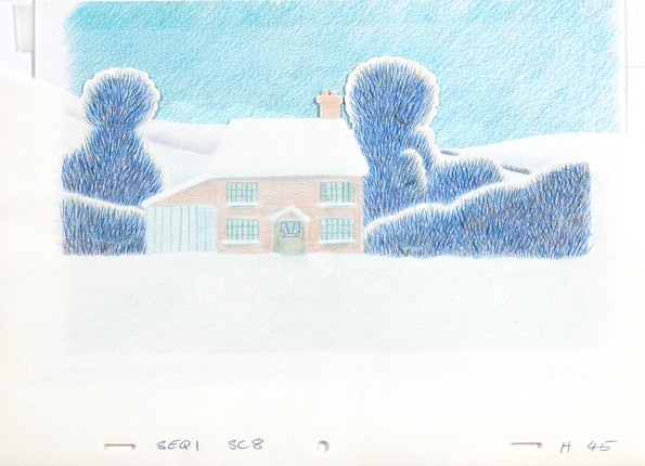 Bonhams The Snowman An Original Animation Cel Of The Snowman And