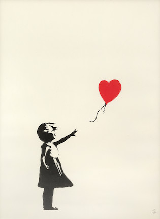 Banksy (born 1974) Girl with Balloon, 2004 (Published by Pictures on Walls, London, with their blindstamp) image 1