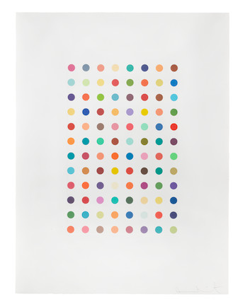 Bonhams : Damien Hirst (born 1965) Xylene Cyanol Dye Solution Etching ...