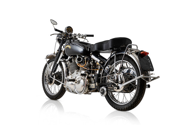 1953 Vincent 998cc Series-C Rapide Frame no. RC9788/C Rear frame no. RC9788/C Engine no. F10AB/1/7888 Crankcase mating no. VV75 image 4