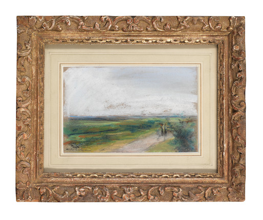 MAX LIEBERMANN (1847-1935) Landschaft (Noordwijk aan Zee) (Executed in Noordwijk aan Zee circa 1910) image 2