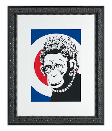 Banksy (born 1974) Monkey Queen, 2003 (Published by Pictures on Walls, London) image 2