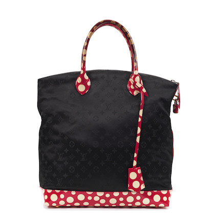 Bonhams : Louis Vuitton x Yayoi Kusama A Black and White Polka Dot