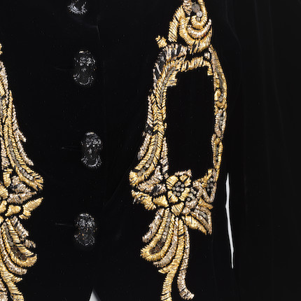 Bonhams : Elsa Schiaparelli a Black Velvet 'Hall of Mirrors Jacket ...