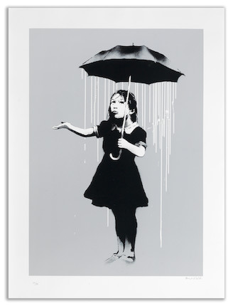 Banksy (born 1974) Nola (White), 2008 (Published by Pictures on Walls, London, with their blindstamp) image 1