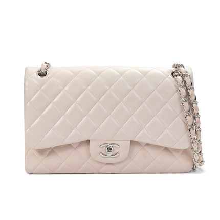 Bonhams : Chanel an Ivory Calfskin Jumbo Flap Bag 2010-11 (includes ...