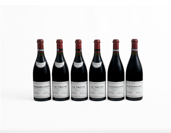 Romanée-Conti 1996, Domaine de la Romanée-Conti (1) La Tâche 1996, Domaine de la Romanée-Conti (3) Richebourg 1996, Domaine de la Romanée-Conti (2) Romanée-Saint-Vivant 1996, Domaine de la Romanée-Conti (3) Grands-Echézeaux 1996, Domaine de la Romanée-Conti (1) Echézeaux 1996, Domaine de la Romanée-Conti (2) image 1