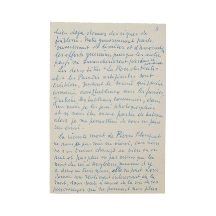 Bonhams Cornette de Saint Cyr : RENÉ MAGRITTE (1898-1967) LETTRE ...