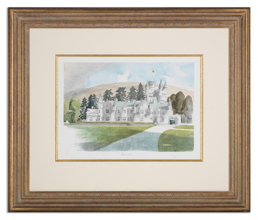 Bonhams : HM King Charles III (British, born 1948) Balmoral Lithograph ...