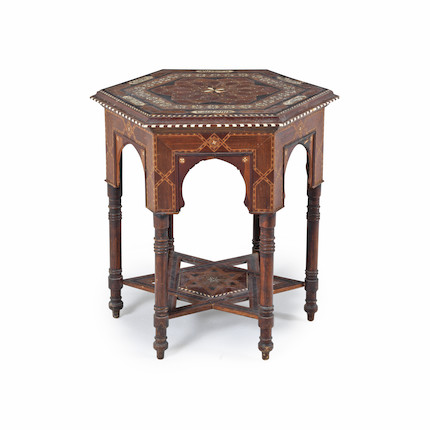 Bonhams Cornette de Saint Cyr : Table basse Nasride en marqueterie ...