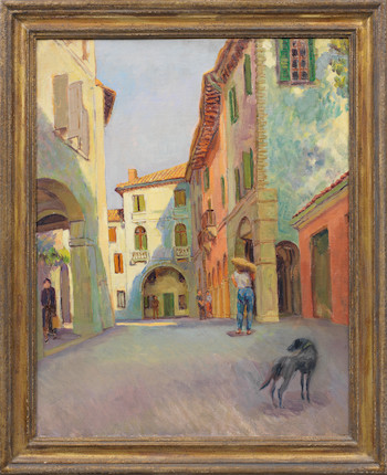 Vanessa Bell (British, 1879-1961) Street in Asolo, Italy (Painted in 1955) image 3
