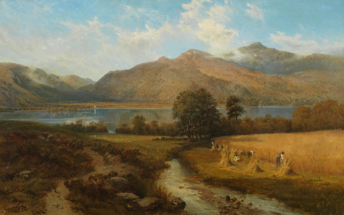 Bonhams : George Edwards Hering (British, 1805-1879) Loch Etive near ...