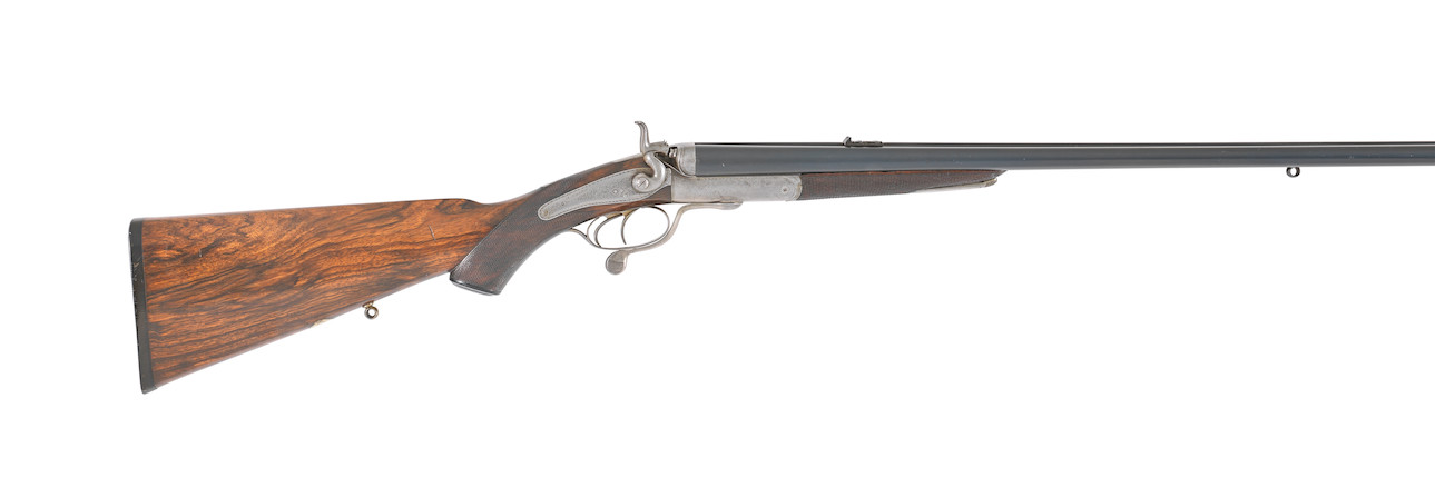 Bonhams : A .450 (Black Powder Express) hammer rifle by Alex Martin, no ...