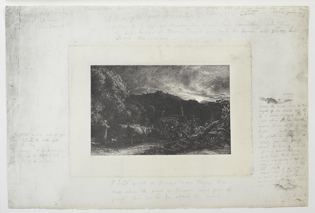 Bonhams : The Complete Etchings of Samuel Palmer A volume of facsimiles ...