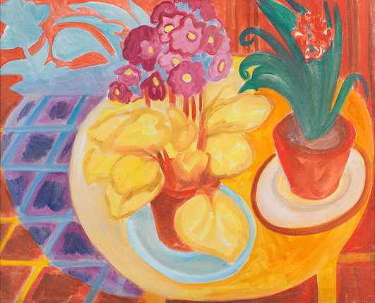 Margaret Mellis (British, 1914-2009) Still Life with Flowers image 1