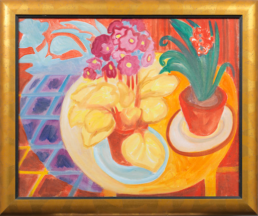 Margaret Mellis (British, 1914-2009) Still Life with Flowers image 3