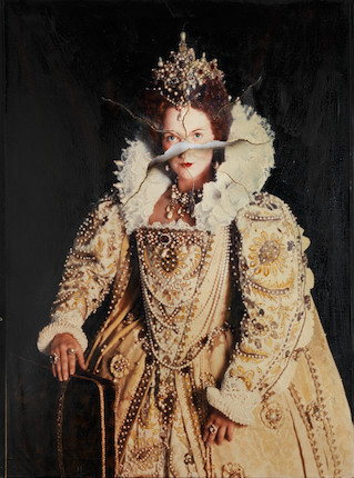 Bonhams : Blackadder A Prop Portrait Of 'Queenie' From 'Blackadder's A ...