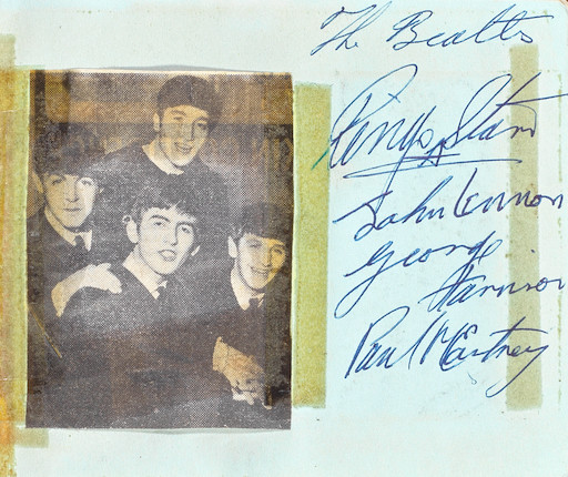 Bonhams : The Rolling Stones/Ringo Starr An Autograph Book, circa 1963/64,