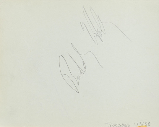 Bonhams : Buddy Holly A Signed Autograph Album, 1958,