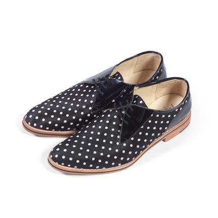 Bonhams : Rod Stewart A Signed and Worn Pair of Polka-dot Shoes Made ...