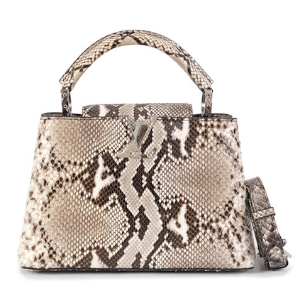 Bonhams : Louis Vuitton a Natural Python Capucine BB Bag 2017 (includes ...