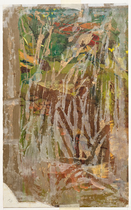 Bonhams : Narayan Shridhar Bendre (Indian, 1910-1992) Untitled (Landscape)