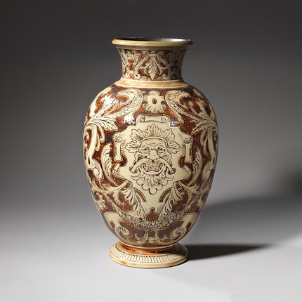 Bonhams : Martin Brothers 'Renaissance' vase, 1893