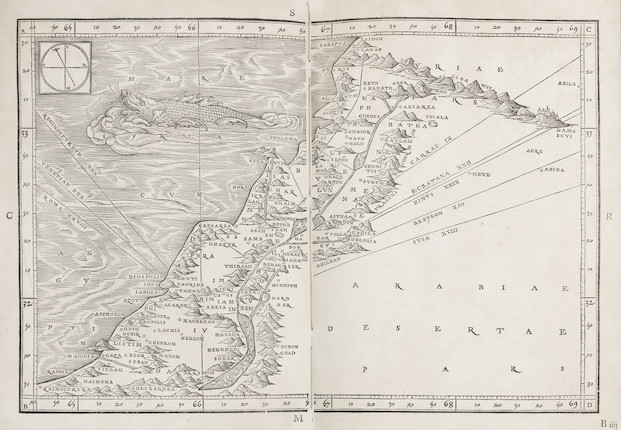 Bonhams : Ziegler, Jacob Quae Intus Continentur. Syria Palestina 