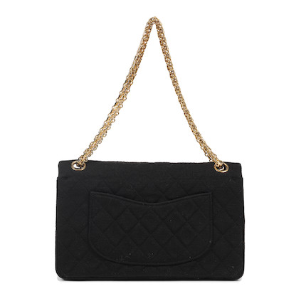 Chanel- Vintage Medium Classic Double Flap - Black Shoulder Bag